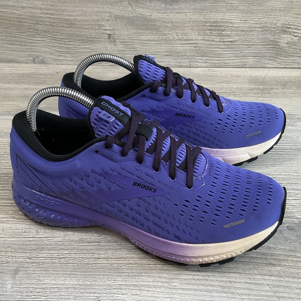 Brooks Ghost 13 Women's Size 6.5 B Purple Athletic Running Shoes 1203381B550